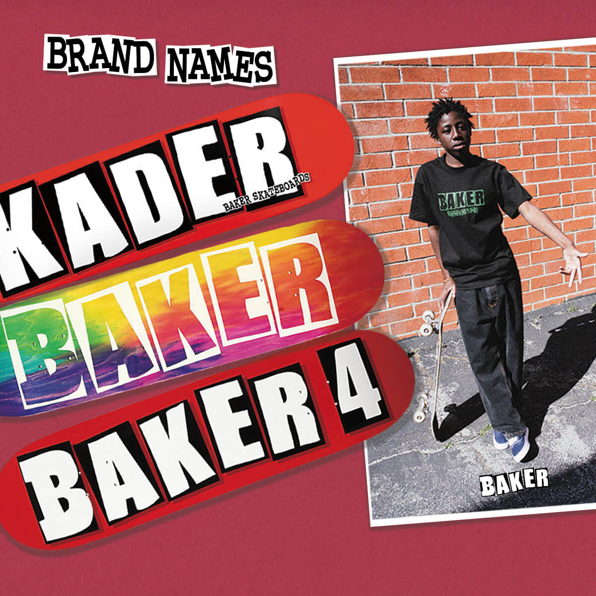 NEW ARRIVAL SKATEBOARDS FROM BAKER & MORE - SHOP NOW