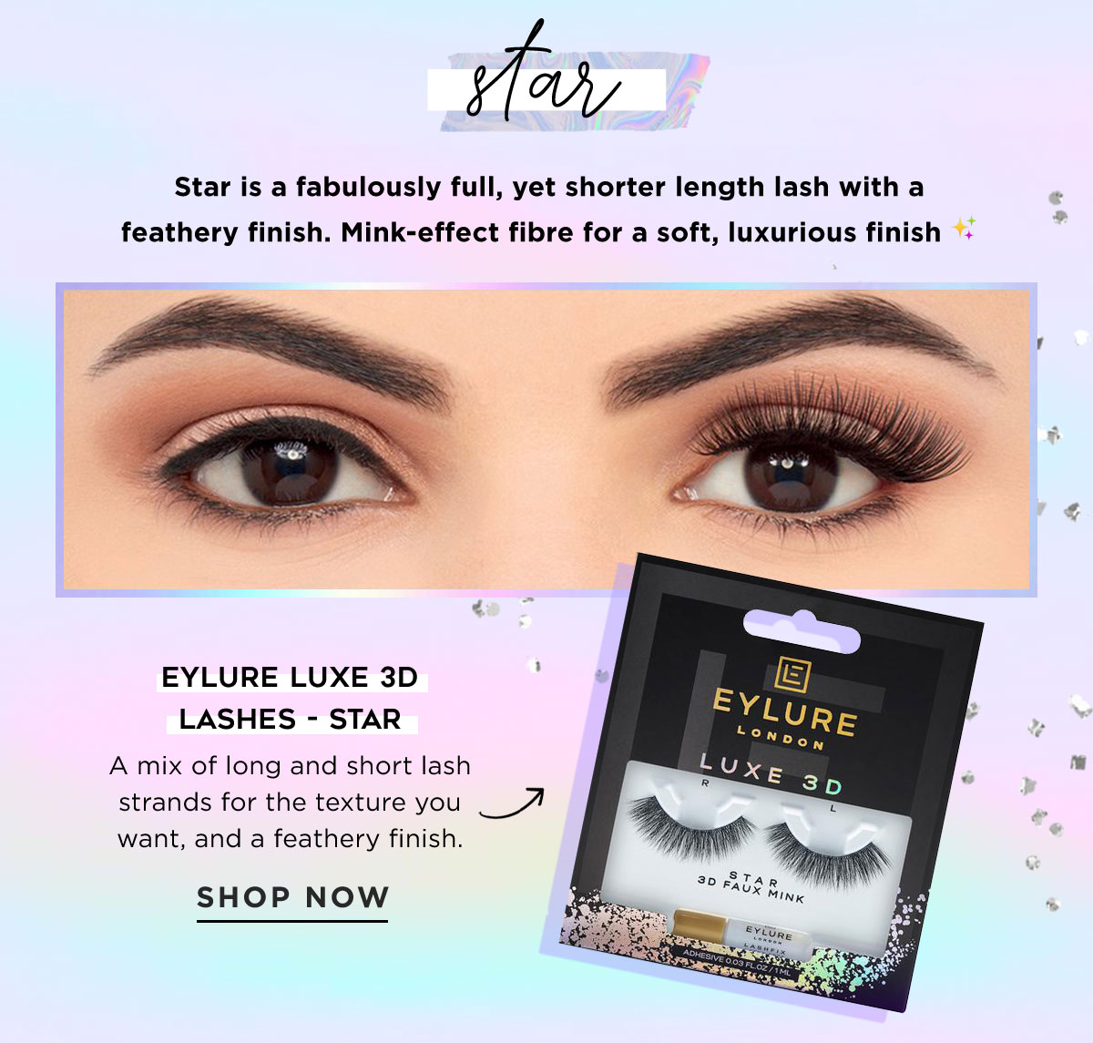 EYLURE LUXE 3D LASHES - STAR