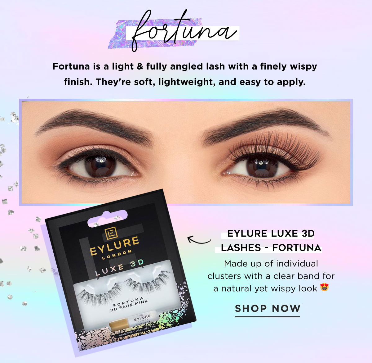 EYLURE LUXE 3D LASHES - FORTUNA
