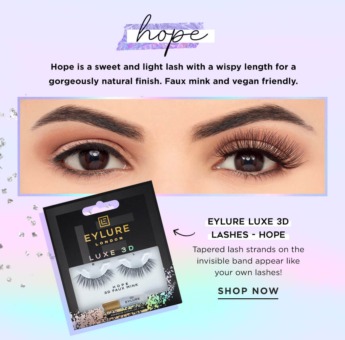 EYLURE LUXE 3D LASHES - HOPE