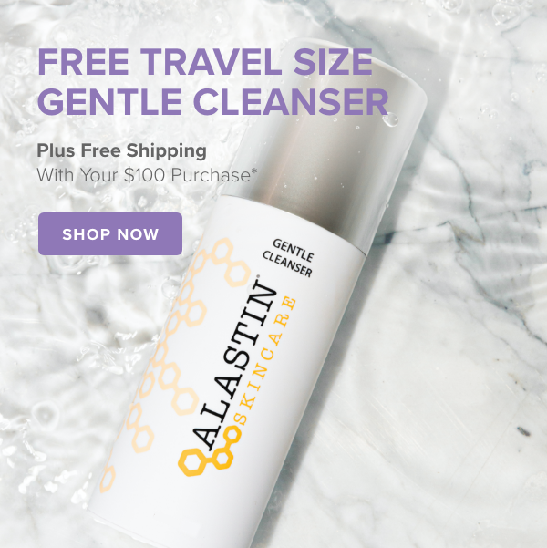 Free travel size gentle cleanser