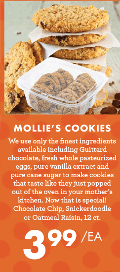 Mollie''s Cookies - $3.99 each