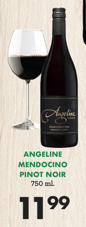 Angeline Mendocino Pinot Noir - 750 ml - $11.99