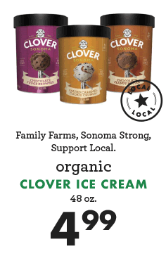 Organic Clover Ice Cream - $4.99