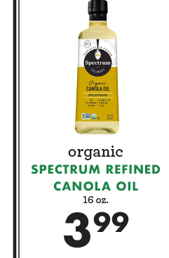 Spectrum Refined Canola Oil - $3.99