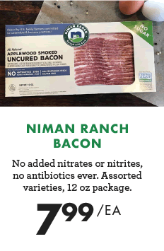 Niman Ranch Bacon - $7.99 each