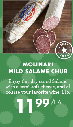 Molinari Mild Salame Chub - $11.99 each