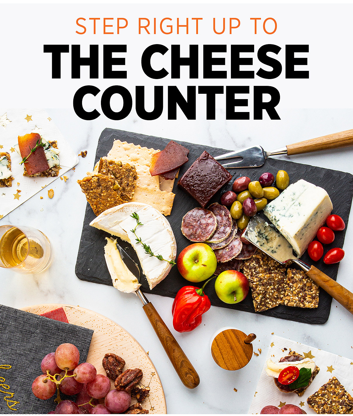 Step right up to the cheese counter