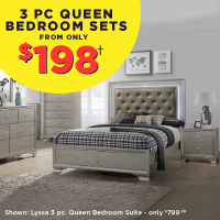 3-pc. Bedroom Sets from only $198!