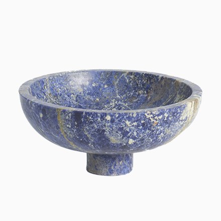 Image of Blue Marble Fruit Stand by Karen Chekerdjian, Made In Italy