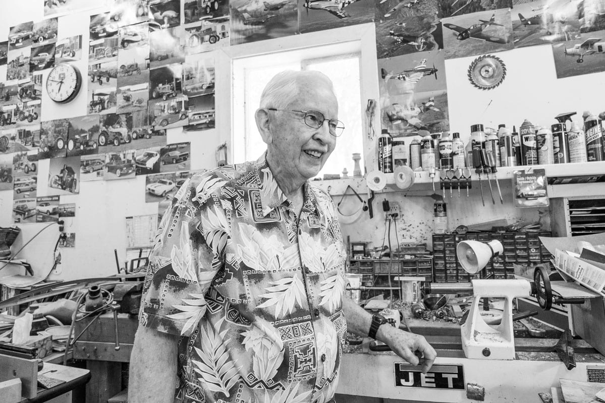 Justin Hackworth Portrait of a Man in His Shop
