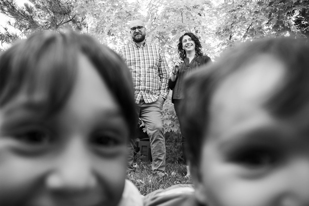 Justin Hackworth Portrait of Family