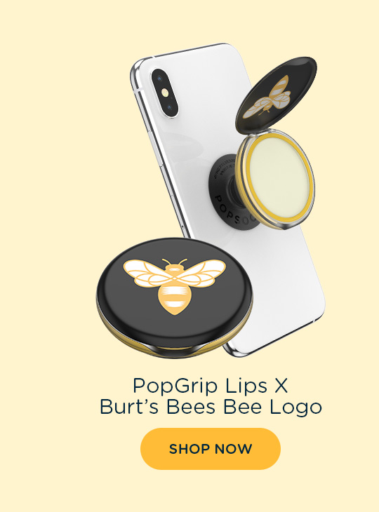 Shop PopGrip Lips X Burt''s Bees Bee Logo