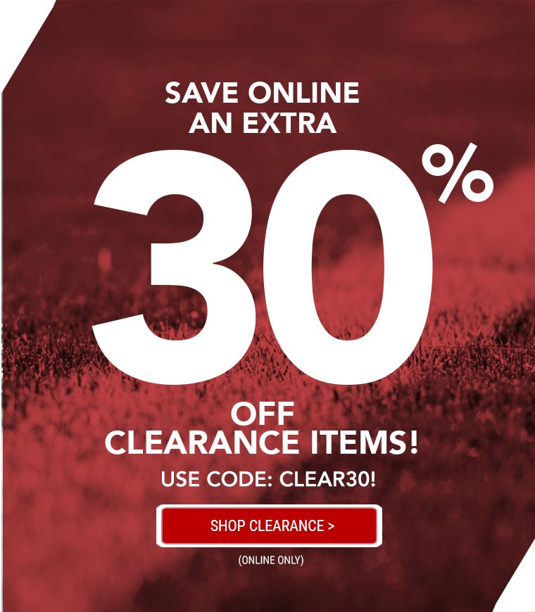 30% OFF Clearance with Code: CLEAR30!