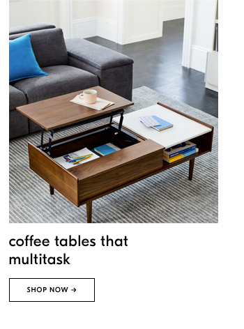 coffee tables that multitask