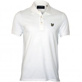 Classic Pique Polo Shirt, White