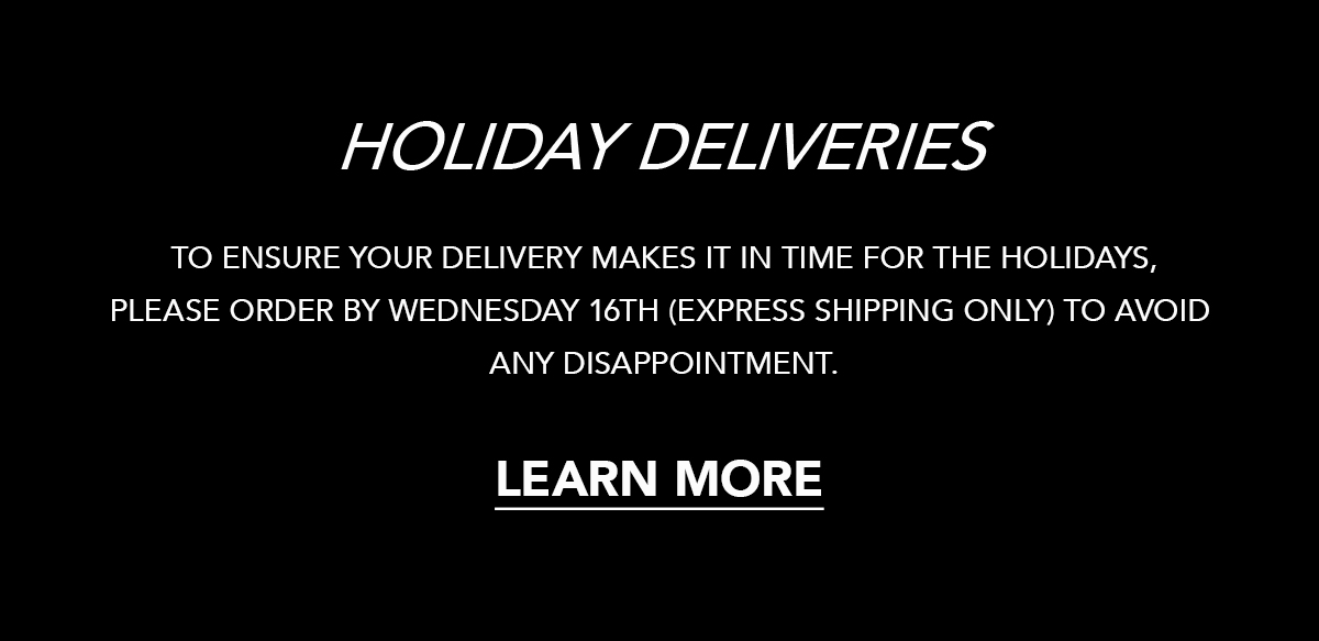 Holiday Deliveries