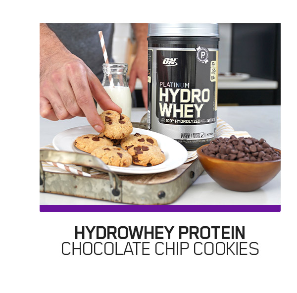 Hydrowhey Protein Chocolate Chip Cookies