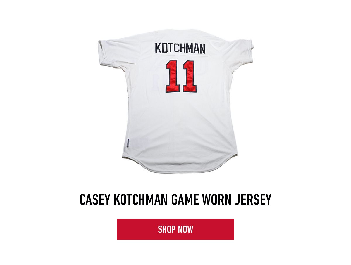 Casey Kotchman Game Worn Jersey