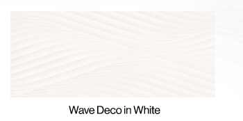 Donna Wave Deco in White