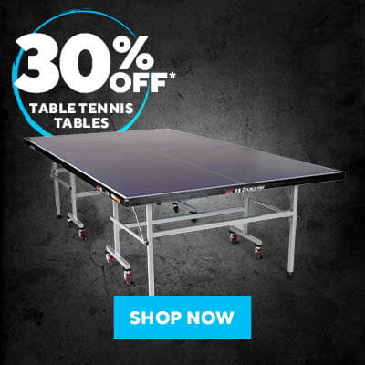30% off table tennis tables