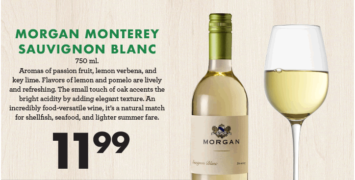 Morgan Monterey Sauvignon Blanc - 750 ml. - $11.99
