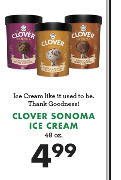 Clover Sonoma Ice Cream - 48 oz. - $4.99