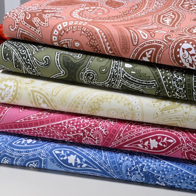 Paisley Collection 500 Thread Count Printed Egyptian Cotton Sheet Set - 5 Colors
