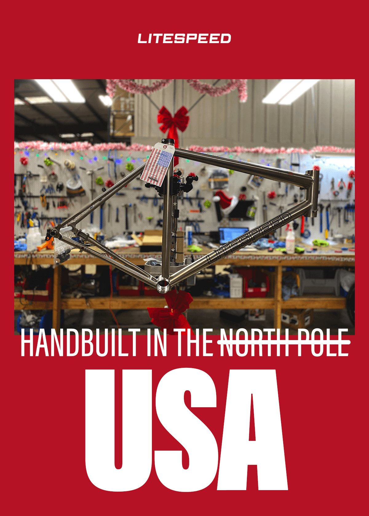 Handbuilt in the USA: Didn't get the titanium bike of your dreams this holiday season? You're in luck.