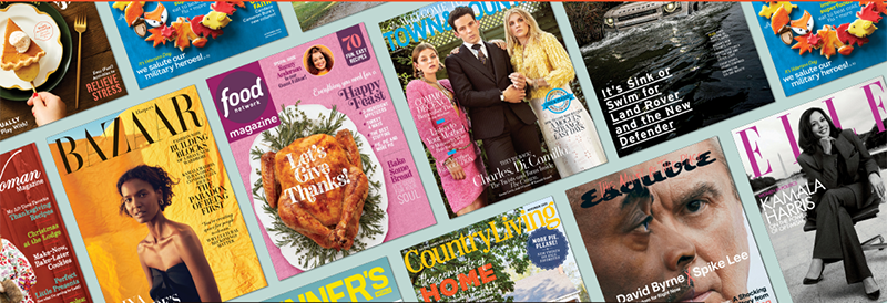 Food Network Magazine, Town & Country, Harper''s Bazaar, Country Living, Esquire, ELLE, Runner''s World