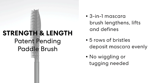 Strength and Length - Patent pending, paddle brush