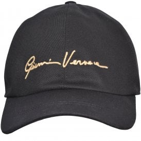 Gianni Signature Baseball Cap, Black/gold