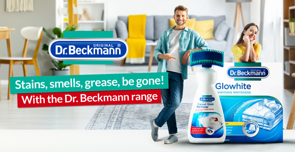 Stains, smells, grease, be gone! With the Dr. Beckmann range