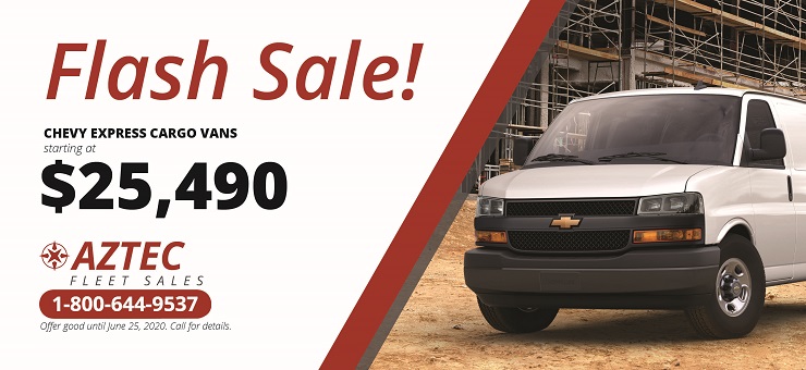 Aramsco Mailer - Chevy Vehicle Sale 740x340