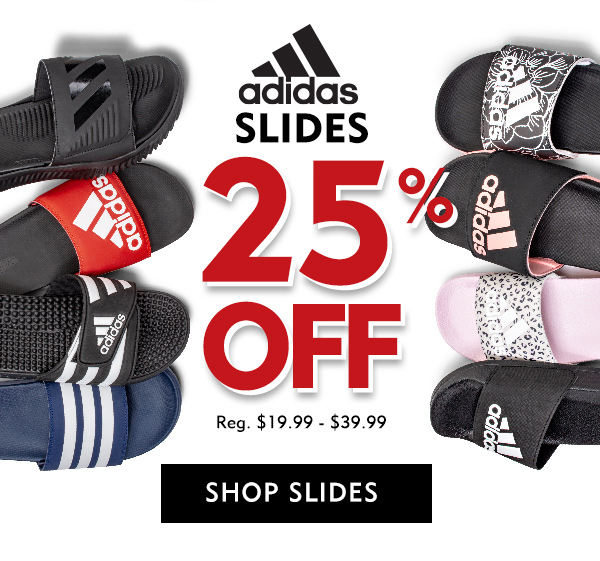 Adidas Slides 25% off. Shop Slides