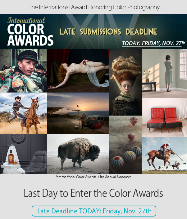 Last Day to Enter the Color Awards - Late Deadline TODAY, Friday, Nov. 27th