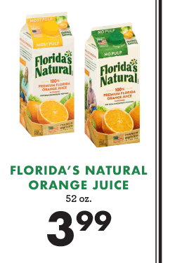 Florida''s Natural Orange Juice - 52 oz. - $3.99