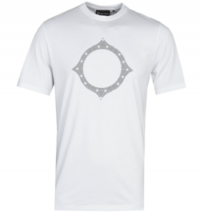 MA.STRUM Reflective Logo White T-Shirt