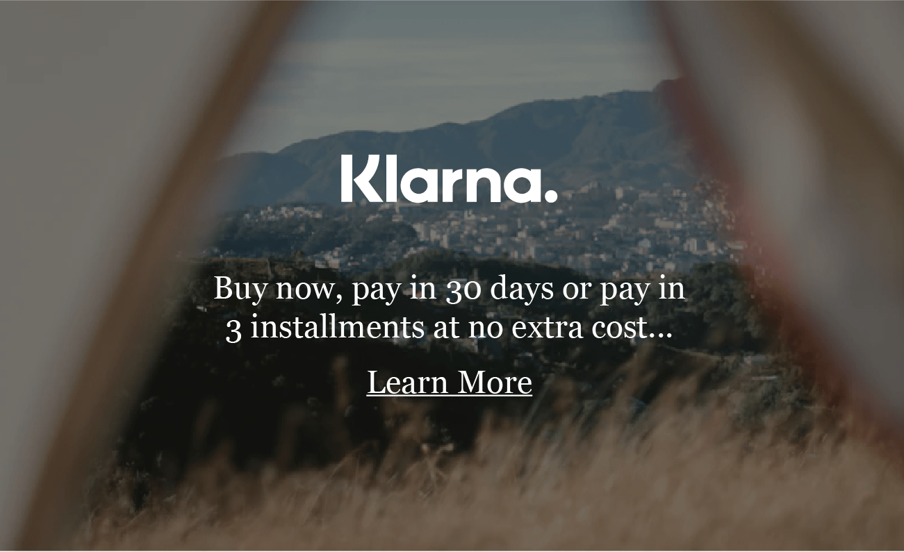 Klarna - Buy now, pay in 30 days or pay in 3 instalments at no extra cost.