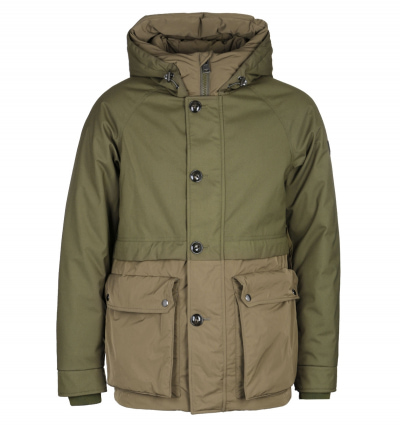 Woolrich Teton Green Stone Zip-Through Jacket