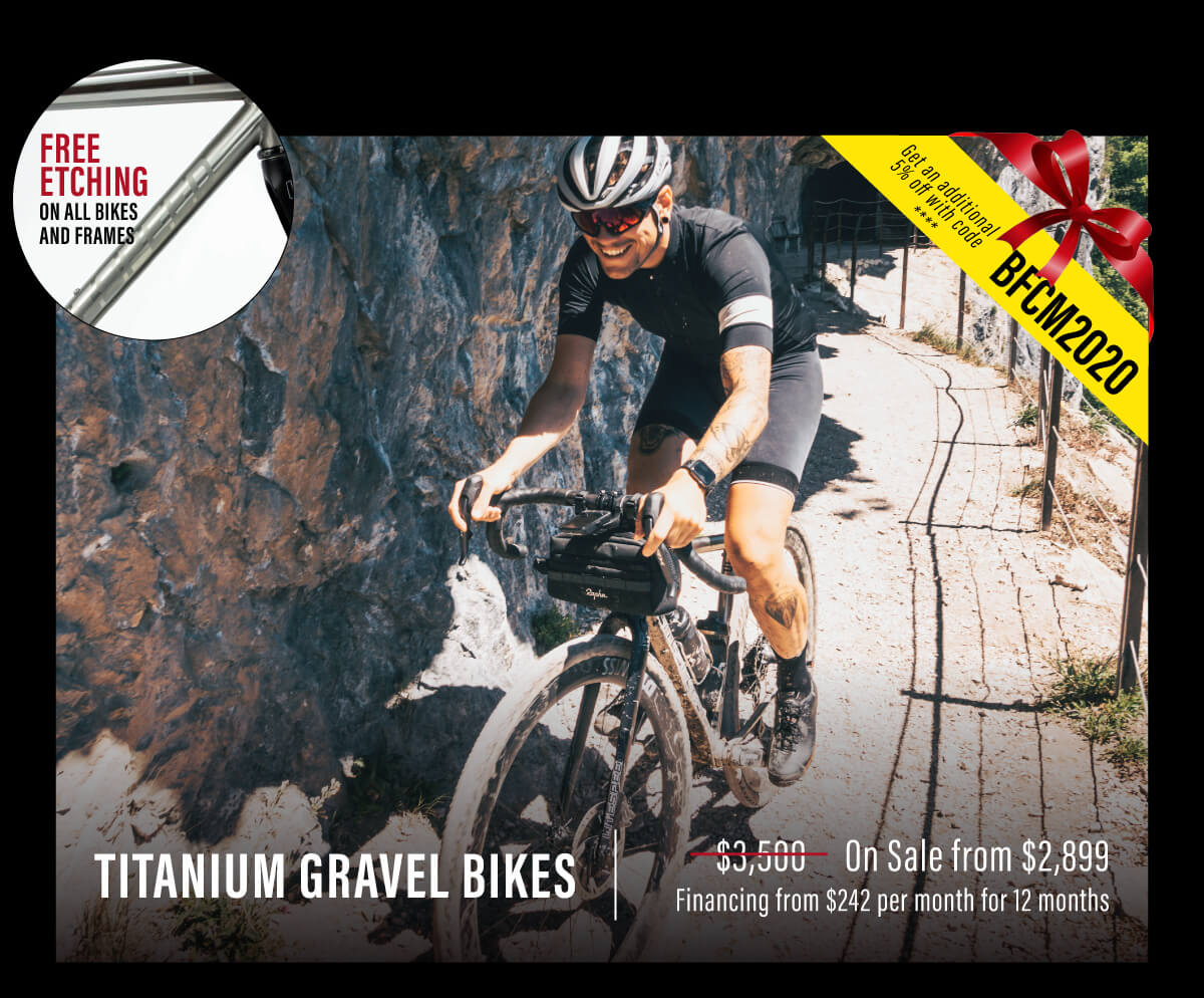 Titanium Gravel Bikes on sale from $2,899