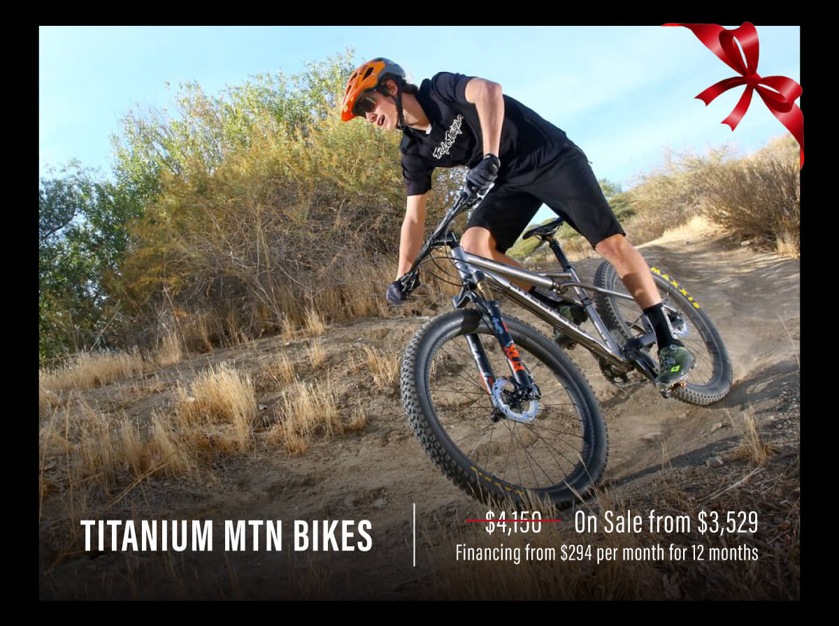 Titanium Mountain Bikes on sale from $3,529