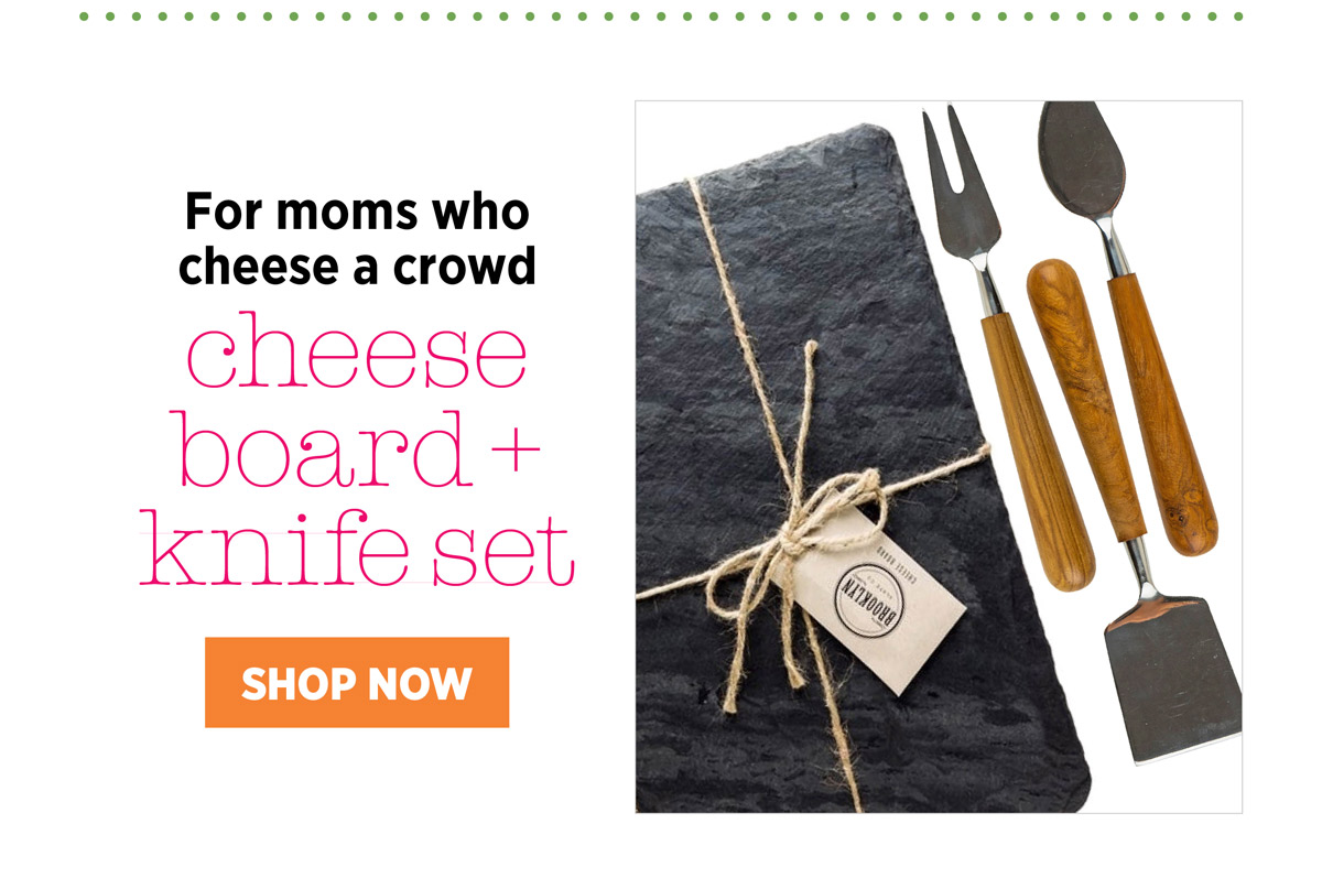 cheese board and knife set