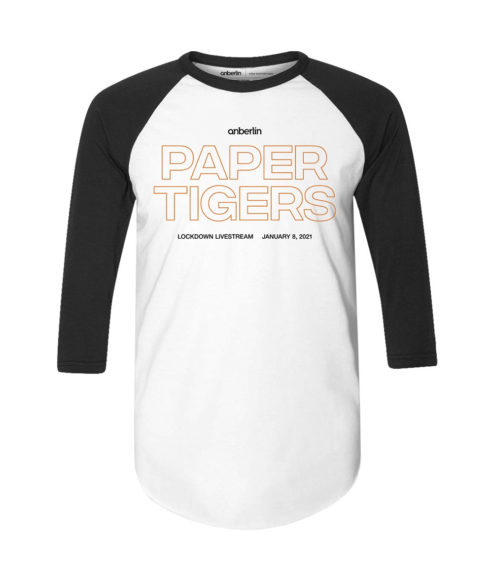 Anberlin Paper Tigers Raglan Shirt *PREORDER - SHIPS JAN 29