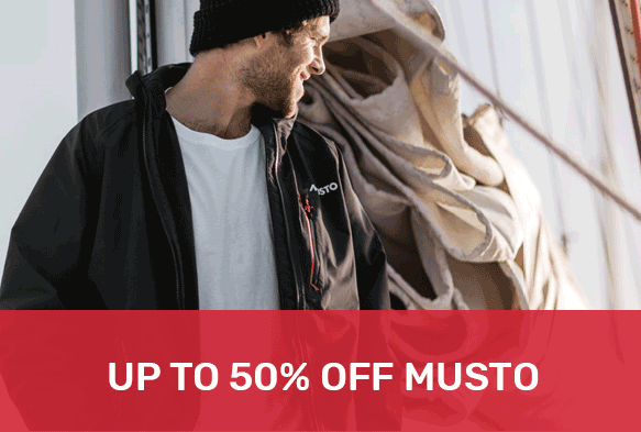 Up to 50% off Musto