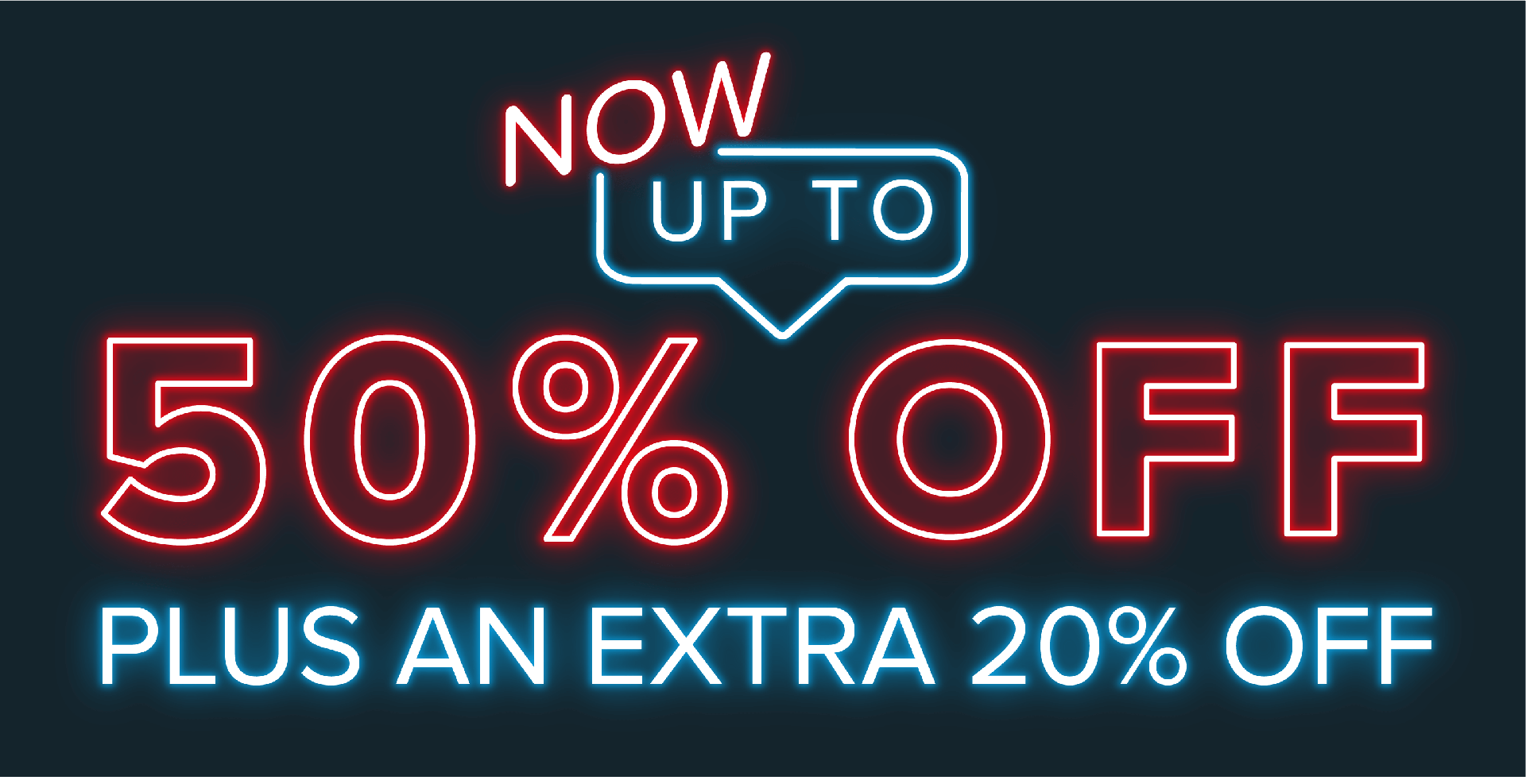 50% off Black Friday plus an extra 20% off