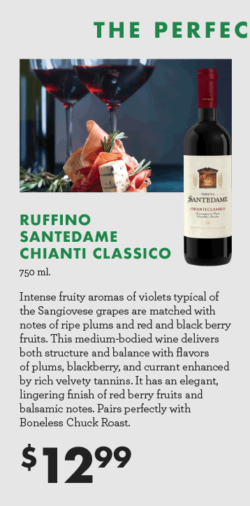 Ruffino Santedame Chianti Classico - 750 ml. - $12.99