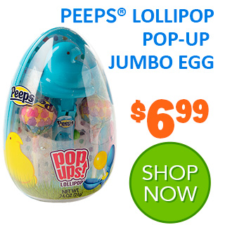 NEW for 2020 - PEEPS LOLLIPOP POP-UP JUMBO EGG