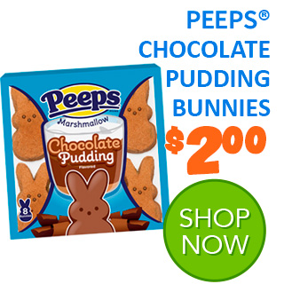 NEW for 2020 - PEEPS CHOCOLATE PUDDING BUNNIES