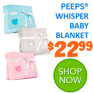 PEEPS WHISPER Baby Blanket